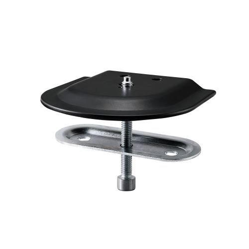 モニターアーム/ディスプレイアーム/シングルアーム/ショート/ガス式/支柱/ブラック