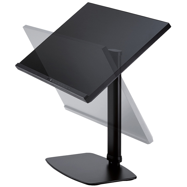 ディスプレイスタンド/昇降タイプ/10段階/ブラック