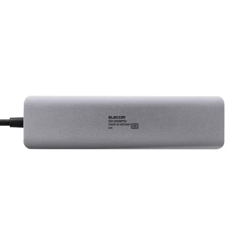 Type-Cドッキングステーション/USB PD(140W)対応/USB-A×3/USB-C×2/HDMI(4K60Hz)/シルバー