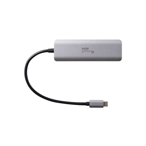 Type-Cドッキングステーション/USB PD対応/USB-A×2/USB-C×2/HDMI(4K60Hz)×1/シルバー