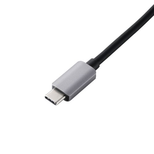 Type-Cドッキングステーション/USB PD対応/USB-A×3/HDMI(4K60Hz)×1/LAN/シルバー