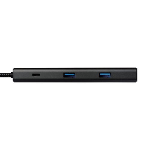 Type-Cドッキングステーション/USB PD対応/USB-A×4/USB-C×2/HDMI(4K60Hz)/SD+microSD/LAN/ブラック