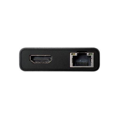 Type-Cドッキングステーション/USB PD対応/USB-A×4/USB-C×2/HDMI(4K60Hz)/SD+microSD/LAN/ブラック