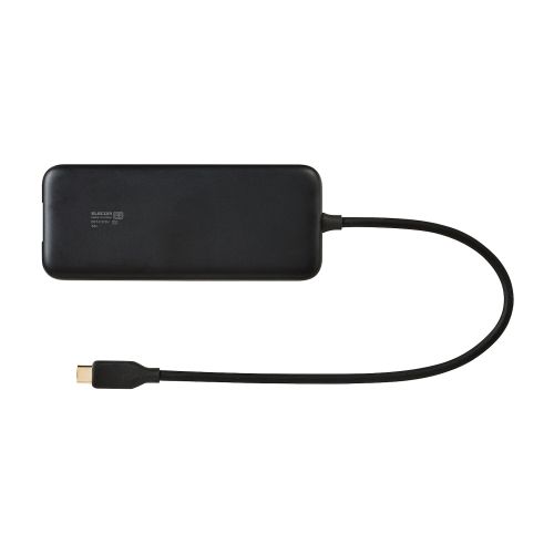 Type-C ドッキングステーション/USB PD対応/USB 10Gbps×2/HDMI×1/充電用USB-C×1/データ転送用USB-C×1/LANポート/シルバー