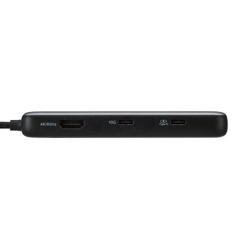 Type-C ドッキングステーション/USB PD対応/USB 10Gbps×2/HDMI×1/充電用USB-C×1/データ転送用USB-C×1/LANポート/シルバー