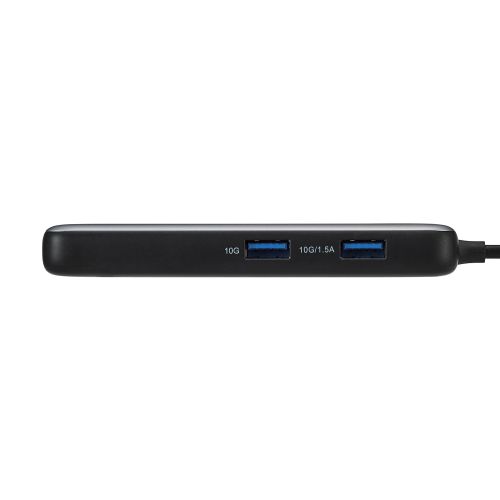Type-C ドッキングステーション/USB PD対応/USB 10Gbps×2/HDMI×1/充電用USB-C×1/データ転送用USB-C×1/LANポート/シルバー