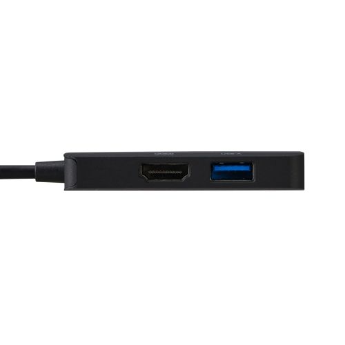 Type-C ドッキングステーション/USB-C×1/USB-A×1/HDMI×1/ブラック