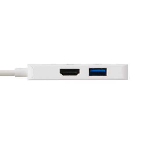 Type-C ドッキングステーション/USB-C×1/USB-A×1/HDMI×1/ホワイト