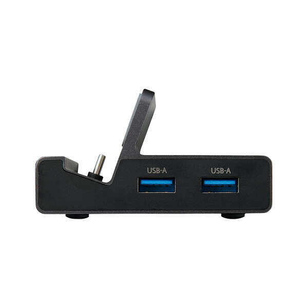 Type-Cドッキングステーション/スマホスタンド型/USB-A×2/USB-C×1/HDMI(4K60Hz)/SD+microSD/グレー