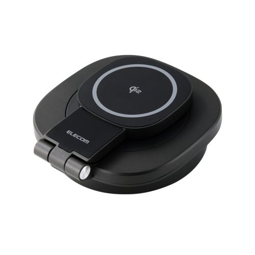 Type-Cドッキングステーション/2in1Qi2スタンド付/USB PD対応/USB-A×2/USB-C×1/HDMI×1/ブラック