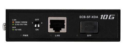 法人専用/10G光メディアコンバーター/SFP+スロット搭載/3年保証