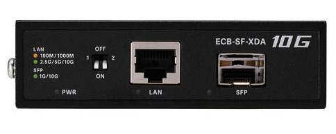 法人専用/10G光メディアコンバーター/SFP+スロット搭載/3年保証