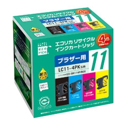 エコリカ リサイクルインクカートリッジ/ブラザー/LC114PK対応