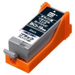 エコリカ リサイクルインクカートリッジ/キヤノン/BCI-19BK対応