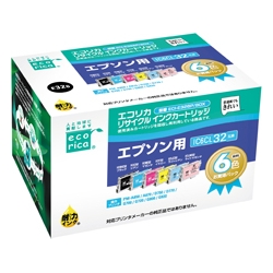 エコリカ リサイクルインク/エプソン/IC6CL32対応