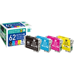 エコリカ リサイクルインクカートリッジ/EPSON IC4CL62互換