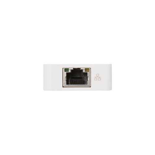 有線LANアダプタ/Giga対応/USB3.0/Type-A/USBハブ付/ホワイト