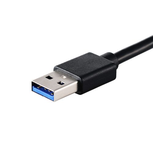 有線LANアダプタ/Giga対応/USB 5Gbps/Type-A/ブラック