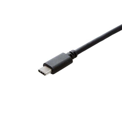 有線LANアダプタ/Giga対応/USB3.1/Type-C/USBハブ付/ブラック