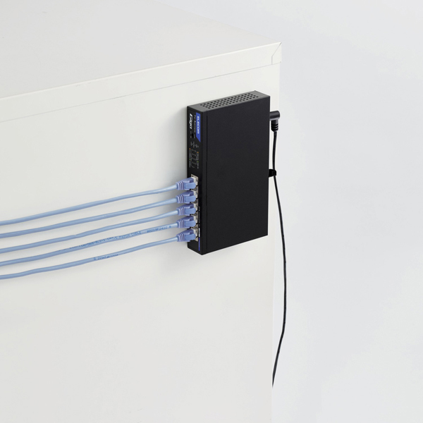 法人用ノン・インテリジェントスイッチングハブ/Gigabit対応/PoE/5ポート/ACアダプタモデル/小型筐体/3年保証