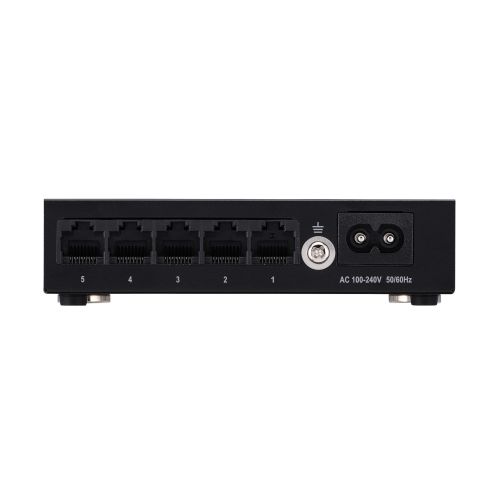 法人専用/Giga対応スイッチングHub/5ポート/金属筐体/磁石付き/電源内蔵モデル/ブラック