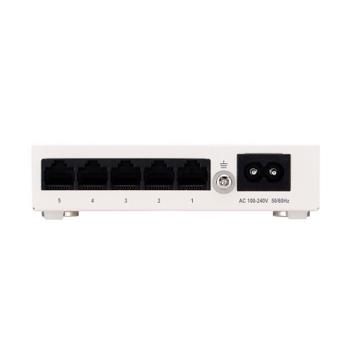 法人専用/Giga対応スイッチングHub/5ポート/金属筐体/磁石付き/電源内蔵モデル/ホワイト