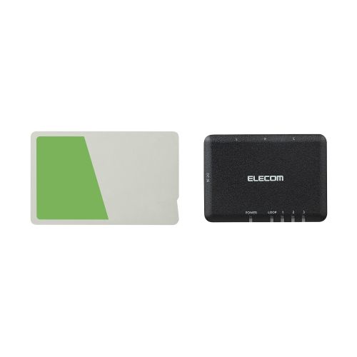 Giga対応スイッチングハブ/3ポート/プラスチック筐体/小型/ブラック