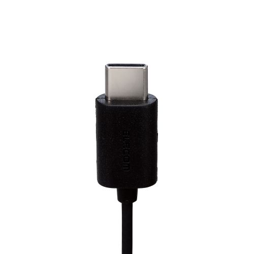 イヤホン/USB Type-C/デジタル式/セミオープン/14.2mmドライバ/ブラック