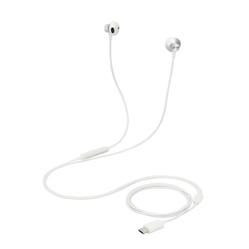 イヤホン/USB Type-C/デジタル式/セミオープン/14.2mmドライバ/シルバー