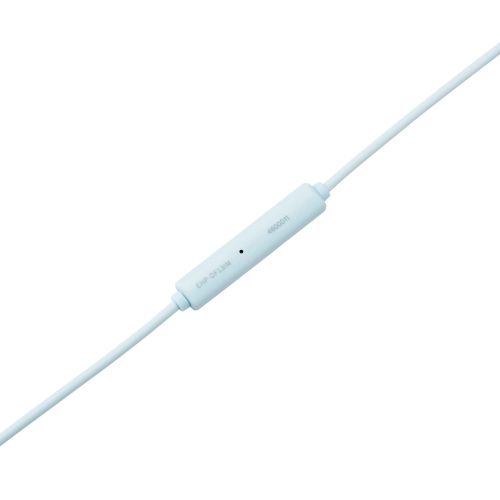 有線イヤホン/USB Type-C/高耐久/セミオープン/14.2mmドライバ/ブルー