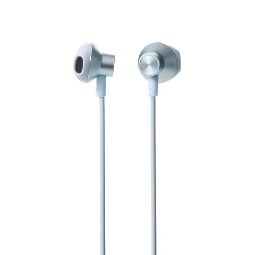 有線イヤホン/USB Type-C/高耐久/セミオープン/14.2mmドライバ/ブルー