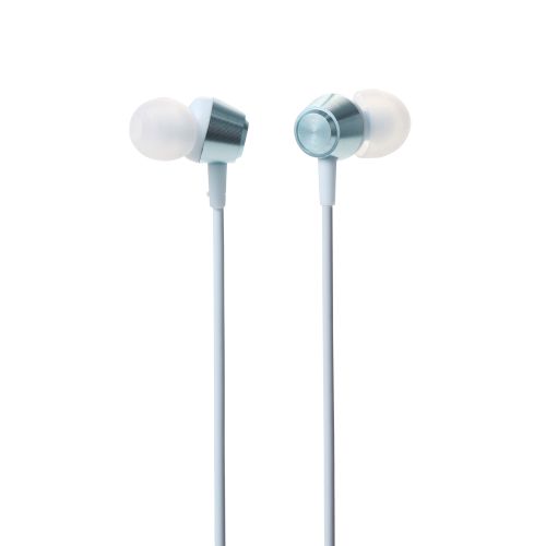 有線イヤホン/USB Type-C/高耐久/カナル/10mmドライバ/ブルー