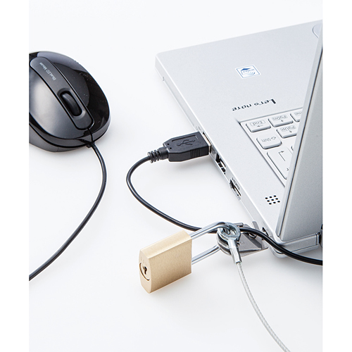 セキュリティワイヤー/南京錠/マルチロックパーツ/マスターキー仕様