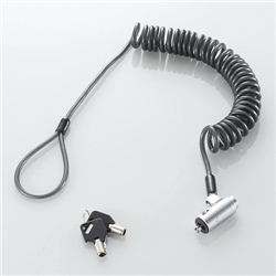 カールコードセキュリティワイヤー/マスタキー仕様