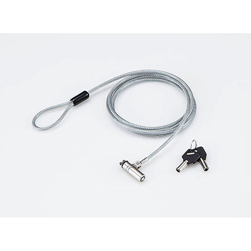 セキュリティワイヤー/シリンダー錠/スロットサイズ(3×7mm)/マスターキー仕様