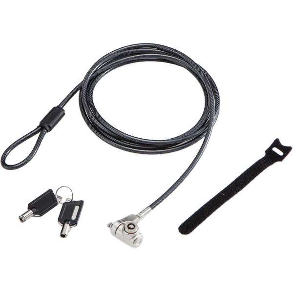 セキュリティワイヤー/シリンダー錠/スロットサイズ(3×7mm)/通常キー