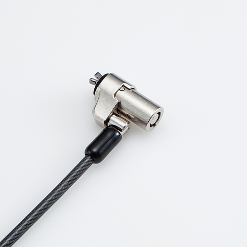 セキュリティワイヤー/シリンダー錠/スロットサイズ(3.2×4.5mm)/通常キー