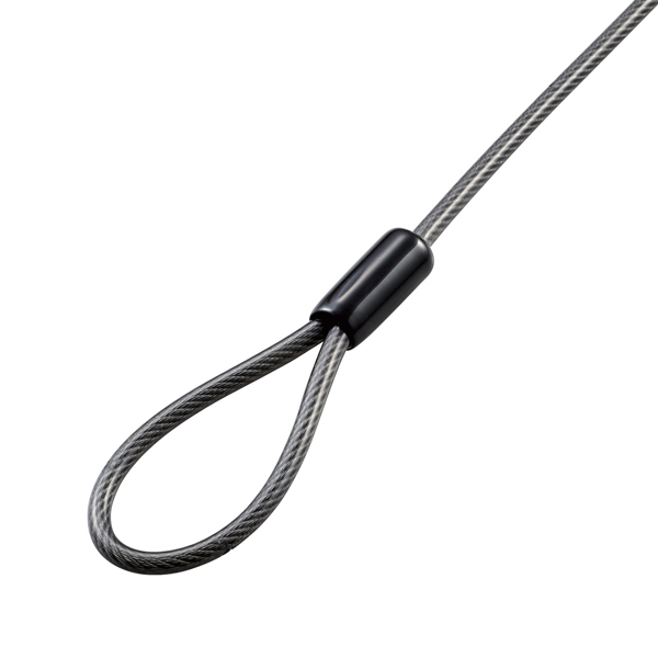 セキュリティワイヤー/マルチスロット対応(3×7mm・2.5×6mm・3.2×4.5mm)/シリンダー錠/統一キー仕様/アジャストツール付き