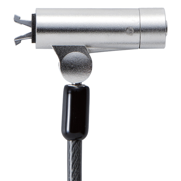 セキュリティワイヤー/マルチスロット対応(3×7mm・2.5×6mm・3.2×4.5mm)/シリンダー錠/統一キー仕様/アジャストツール付き