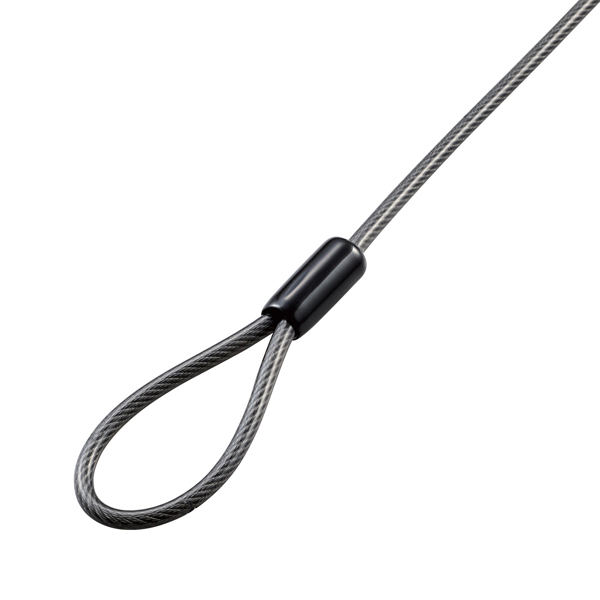 セキュリティワイヤー/マルチスロット対応(3×7mm・2.5×6mm・3.2×4.5mm)/シリンダー錠/アジャストツール付き