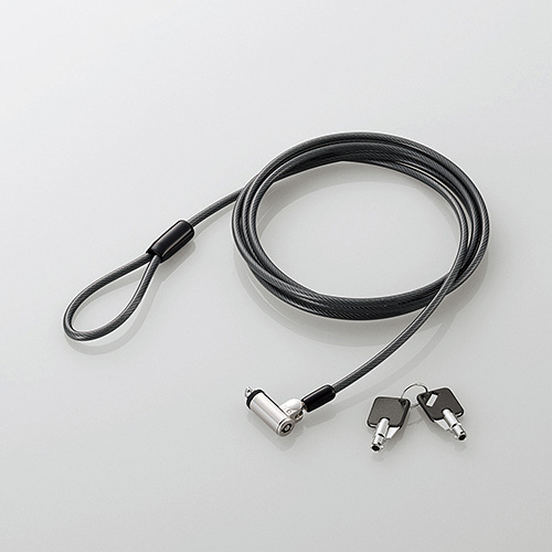 セキュリティーワイヤーロック/シリンダー錠/シリンダー直径11mm/統一キー仕様