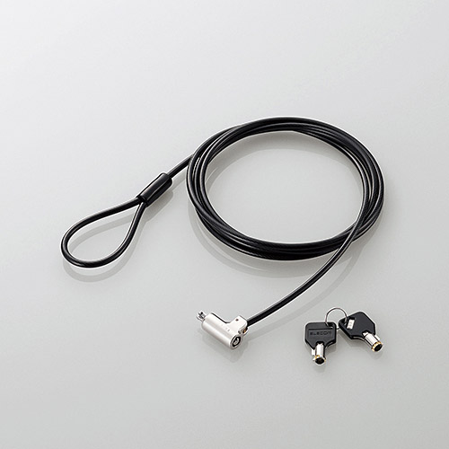 セキュリティーワイヤーロック/シリンダー錠/シリンダー直径12mm/マスターキー仕様