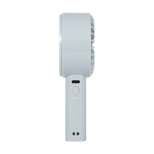 ハンディファン/リチウムイオン電池/5段階調整/コンパクトモデル/ストラップ付/USB Type-C充電/グリーン