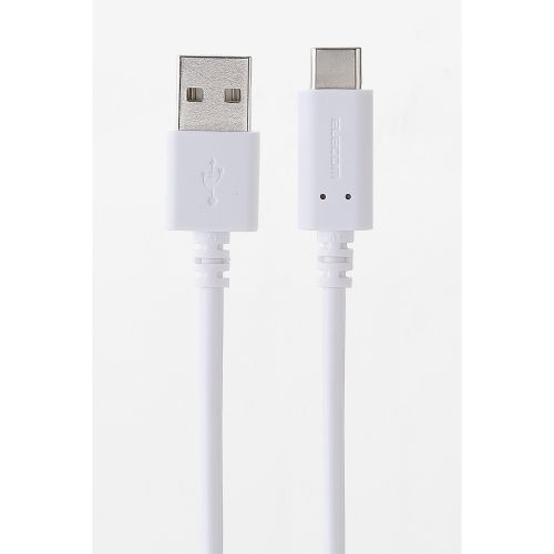 USB2.0ケーブル/PS5対応/A-Cタイプ/ノーマル/2.0m/ホワイト