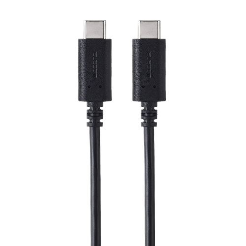 USB2.0ケーブル/PS5対応/C-Cタイプ/ノーマル/2.0m/ブラック