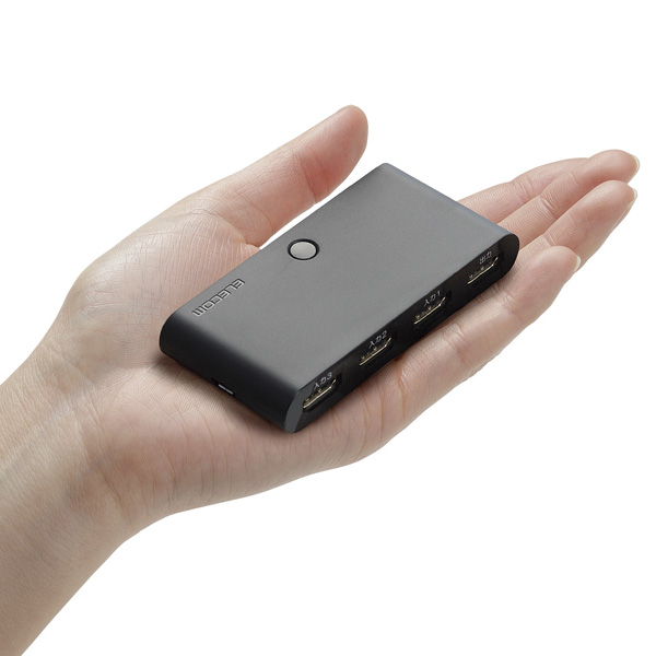 HDMI切替器/ゲーム用/3入力1出力/ブラック