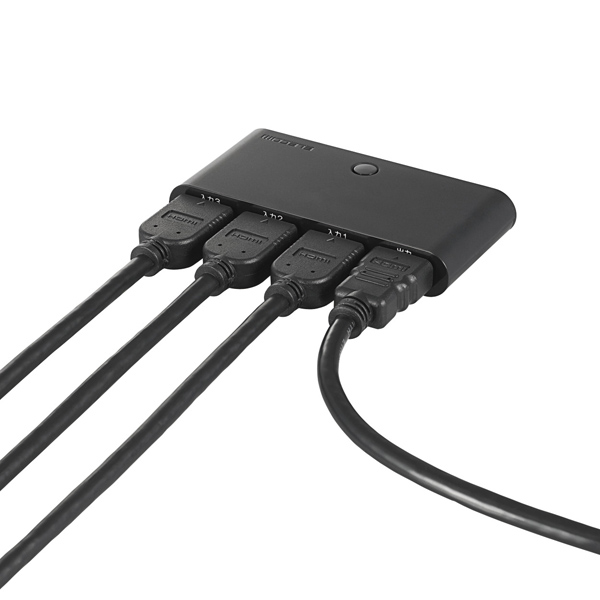 HDMI切替器/ゲーム用/3入力1出力/ブラック