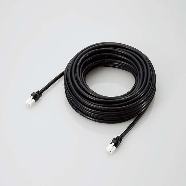 LANケーブル/PS5対応/CAT6A準拠/爪折れ防止/10m/ブラック