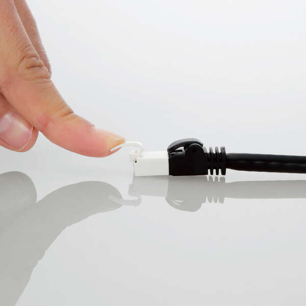 LANケーブル/PS5対応/CAT6A準拠/爪折れ防止/7.0m/ブラック