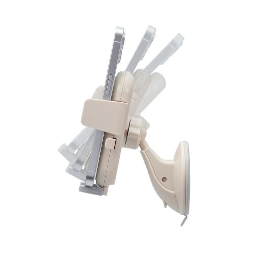 スマホスタンド/キッチン向け/吸盤式/壁付キッチン向け/アイボリー